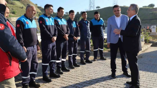Başkan Tetik'ten ilk talimat: 'Nazillimizi bayrama pırıl pırıl hazırlayın'