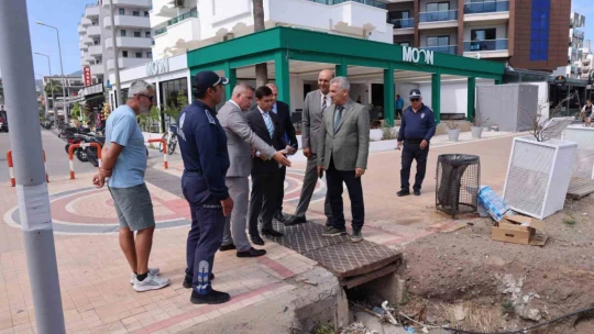 Başkan Ünlü, Uzunyalı'da incelemelerde bulundu