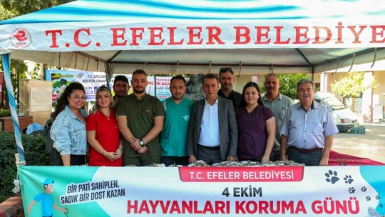 Başkan Yetişkin'den can dostlar için mama dağıtımı