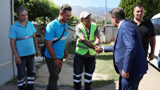 Başkan Yetişkin'den Kurban Bayramı mesaisi