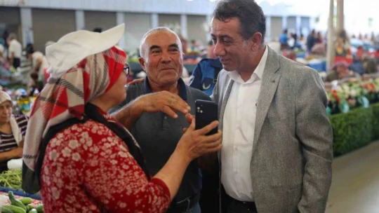 Başkan Yetişkin esnaf ve vatandaşlarla bir araya geldi