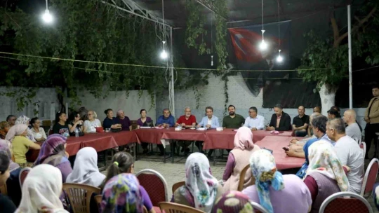 Başkan Yetişkin Kızılcaköylülerle buluştu