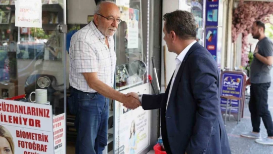 Başkan Yetişkin mahalle ziyaretlerini sürdürüyor