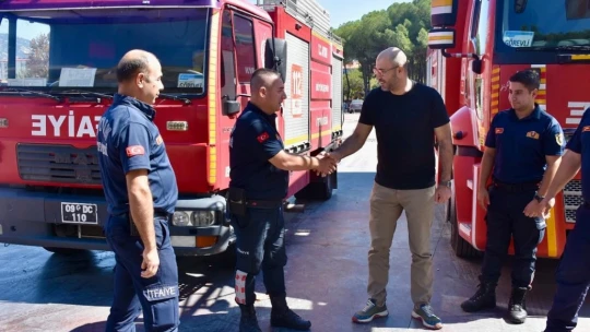 Başkan Zencirci ateş savaşçılarını unutmadı