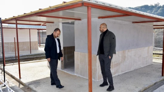 Başkan Zencirci, barınak ve rehabilitasyon merkezi çalışmalarını yerinde inceledi