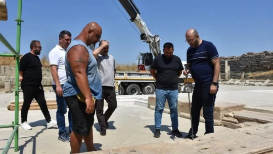 Başkan Zencirci, Magnesia Antik Kenti çalışmalarını inceledi