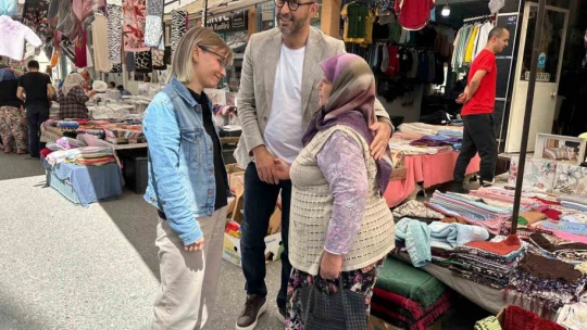 Başkan Zencirci Ortaklar pazarında vatandaşlarla buluştu