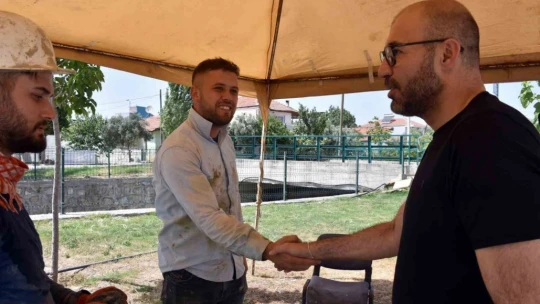 Başkan Zencirci, sondaj çalışmasını yerinde inceledi