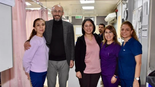 Başkan Zencirci, yeni yıla görevi başında giren ekipleri unutmadı
