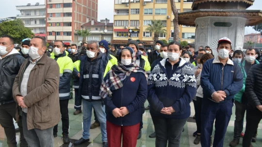 Başkan Özcan'a personelinden pankartlı 'maaş' teşekkürü