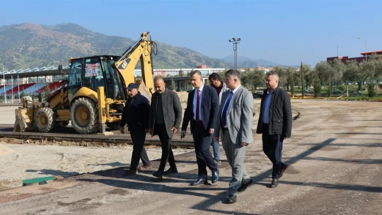 Binali Yıldırım Stadyumu'nda yenileme çalışmaları devam ediyor