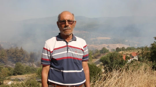 Bozdoğan alevlere teslim: 'Canımızı, malımızı zor kurtardık'