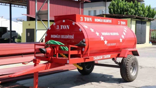 Bozdoğan Belediyesi donanımlı 3 su tankeri aldı