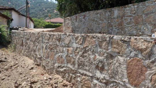 Bozdoğan Belediyesi, Kazandere'ye kalıcı çözüm sundu