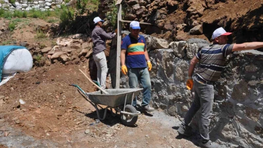 Bozdoğan Belediyesi, Kazandere'ye kalıcı çözüm sundu