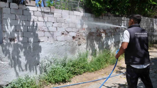 Bozdoğan Belediyesi'nden Yazıkent'te bahar temizliği