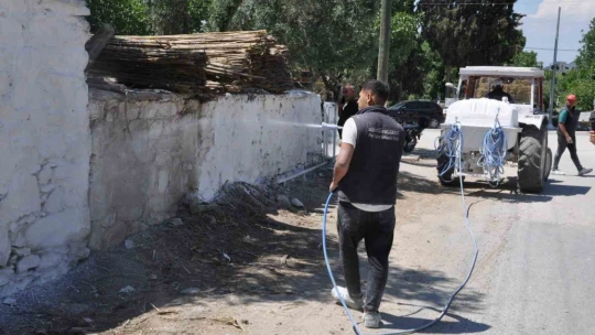 Bozdoğan Belediyesi'nden Yazıkent'te bahar temizliği