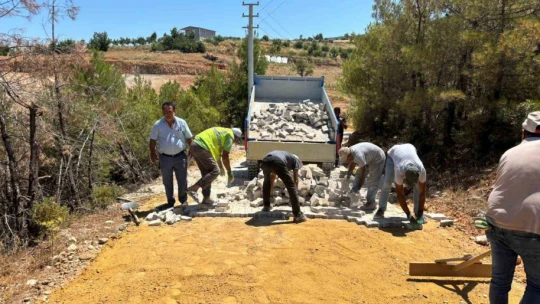 Bozdoğan Belediyesi Yeşilçam mahallesinde çalışmalara devam ediyor