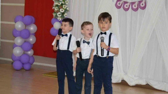 Bozdoğan'da 4-6 yaş Kur'an Kursu öğrencilerinden yıl sonu etkinliği