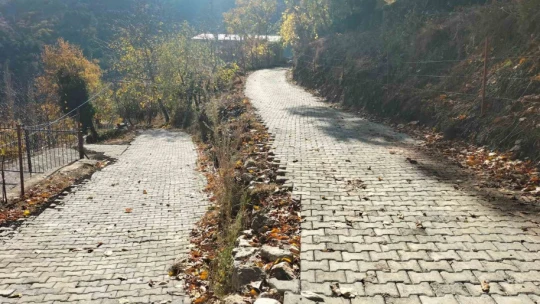 Bozdoğan'da 8 ayda 33 bin metrekare taş döşeme çalışması tamamlandı