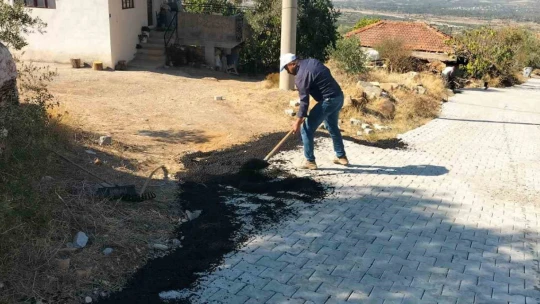 Bozdoğan'da 8 ayda 33 bin metrekare taş döşeme çalışması tamamlandı
