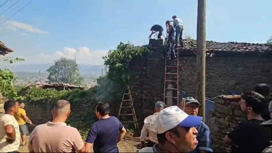 Bozdoğan'da facianın eşiğinden dönüldü