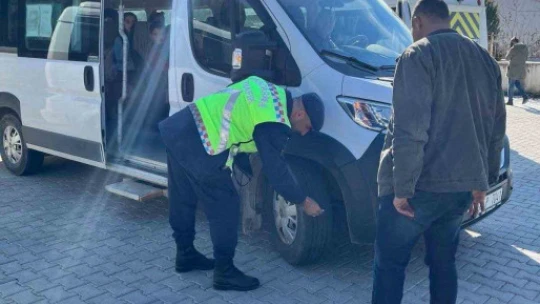 Bozdoğan'da okul servisleri denetlendi