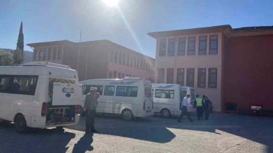 Bozdoğan'da okul servisleri denetlendi