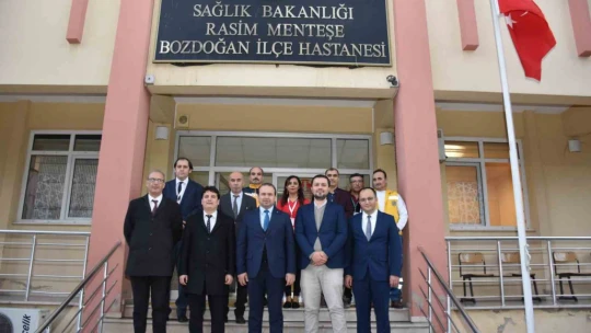 Bozdoğan'da sağlık hizmetleri yerinde incelendi