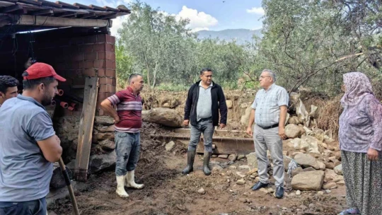 Bozdoğan'da selin izleri siliniyor