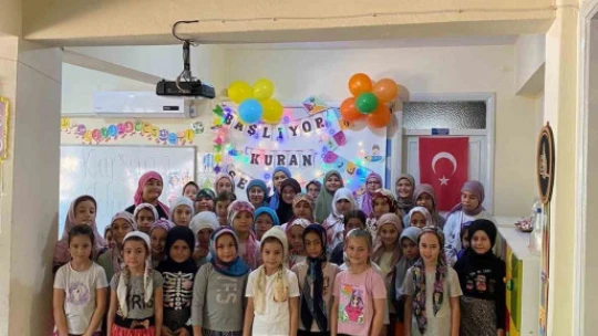 Bozdoğan'da Yaz Kur'an Kursları düzenlenen törenle açıldı