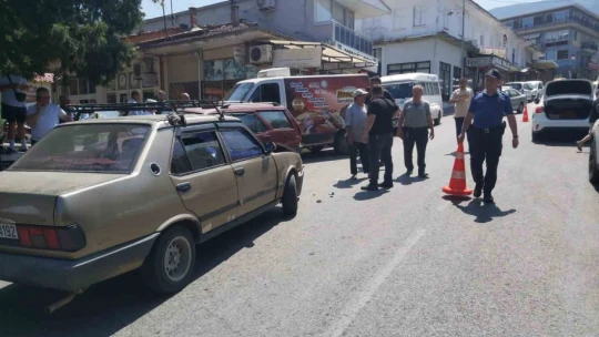Bozdoğan'da zincirleme trafik kazası: 2 yaralı