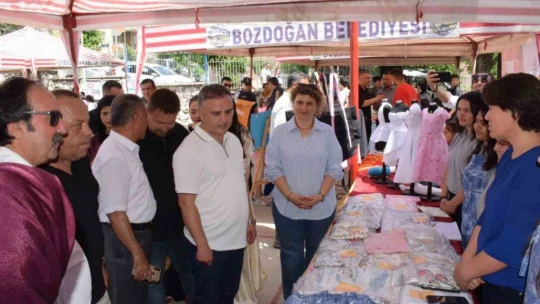 Bozdoğan İsmet Sezgin Mesleki ve Teknik Anadolu Lisesi Yıl Sonu Sergisi açıldı