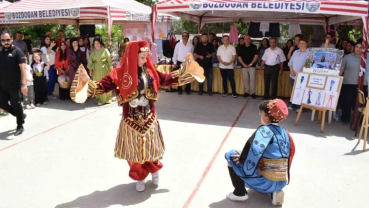 Bozdoğan İsmet Sezgin Mesleki ve Teknik Anadolu Lisesi Yıl Sonu Sergisi açıldı