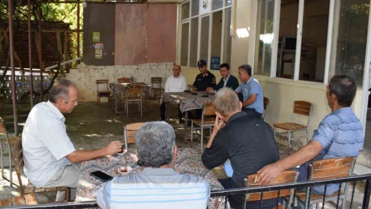 Bozdoğan Kaymakamı Ata, Körteke ve Örencik Mahallerinde vatandaşlarla buluştu