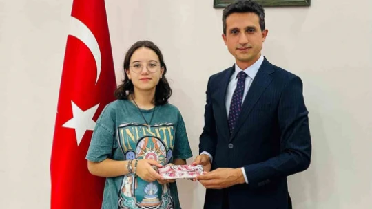 Bozdoğan Kaymakamı Ata, LGS'de başarı elde eden öğrencileri ağırladı