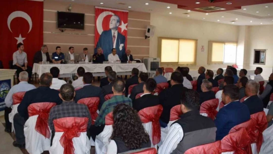 Bozdoğan Kaymakamı Gökçe, muhtarlar ile bir araya geldi