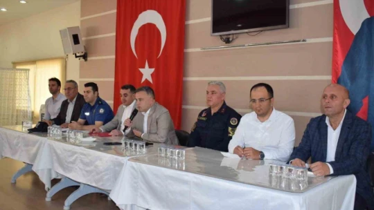 Bozdoğan Kaymakamı Gökçe, muhtarlar ile bir araya geldi