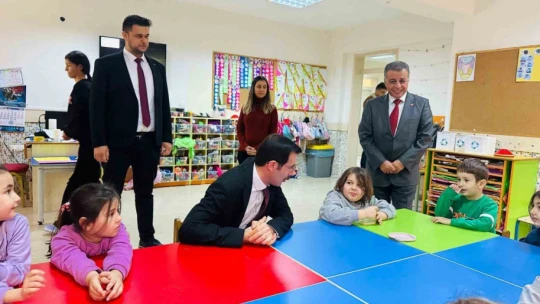 Bozdoğan Kaymakamı Polat, öğrencilerin eğitim süreçlerini yerinde inceledi