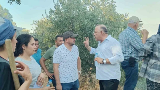 Bozdoğan orman yangınına müdahale sürüyor