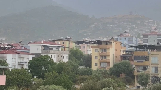 Bozdoğan sağanak yağışla serinledi