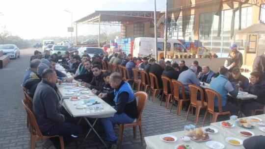 Bozdoğan Sanayi esnafı, belediye bsşkan adayı Özel'i ağırladı
