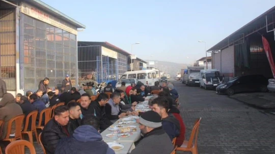 Bozdoğan Sanayi esnafı, belediye bsşkan adayı Özel'i ağırladı