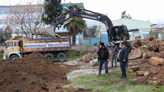 Bozdoğan Belediyesi'nden yeni tesis çalışması