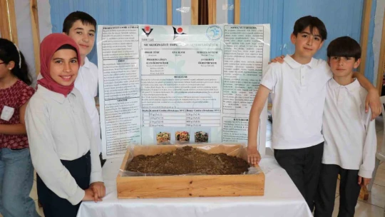 Bozdoğanda öğrenciler projelerini sergiledi