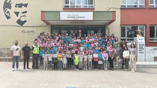 Bozdoğanlı minikler trafik kurallarını öğrendi
