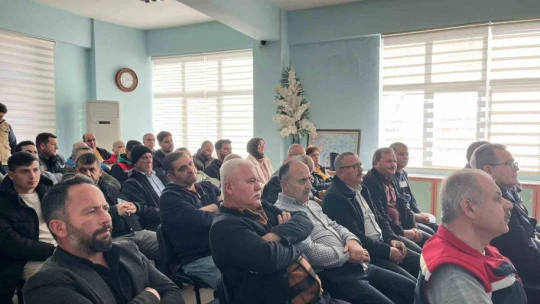 Bozdoğanlı üreticiler, tarım sigortaları hakkında bilgilendirildi