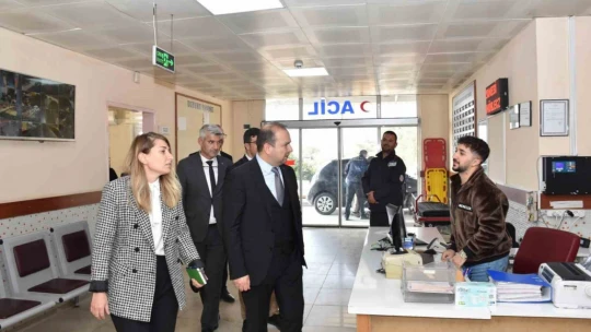 Buharkent Devlet Hastanesi'nin sağlık hizmetleri denetlendi