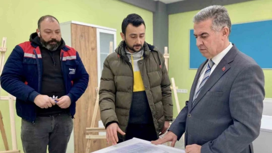 Buharkent Gençlik Merkezi'nde çalışmalar hız kesmiyor