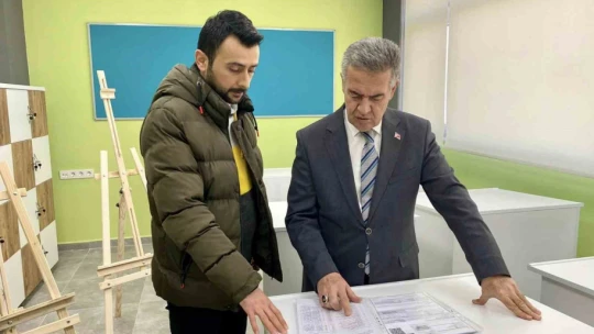 Buharkent Gençlik Merkezi'nde çalışmalar hız kesmiyor